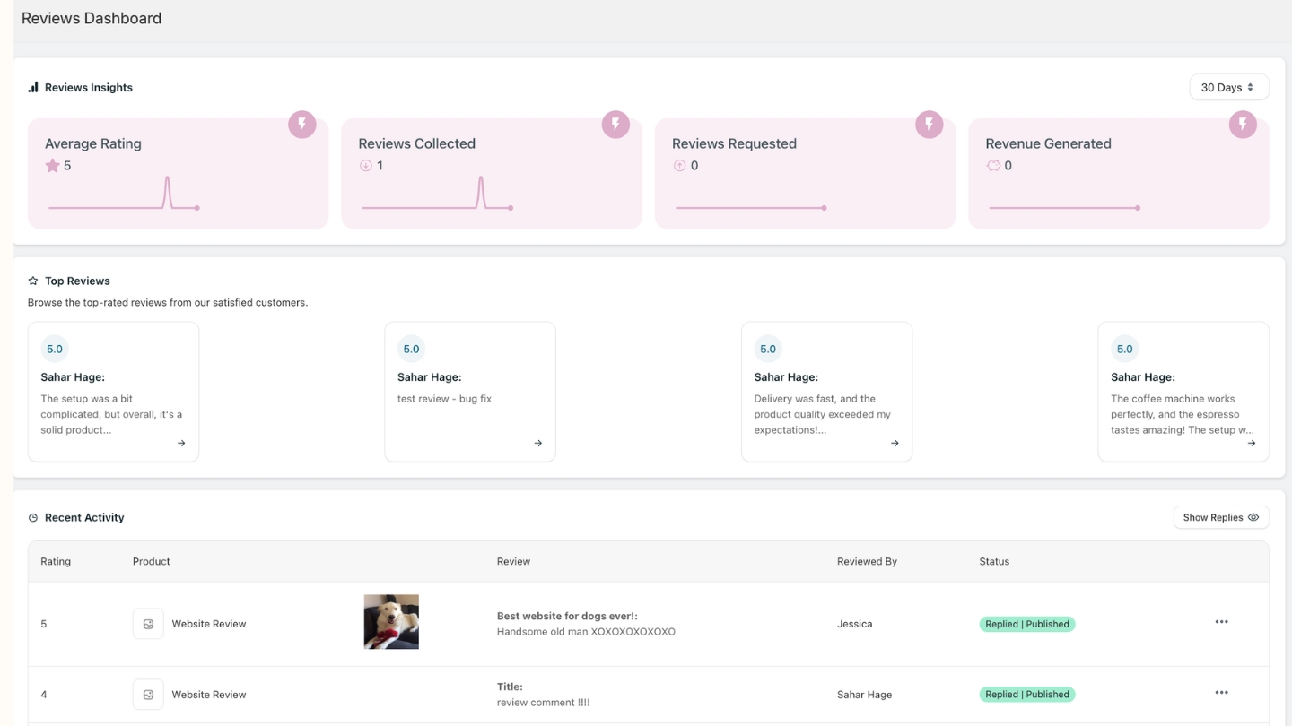 Shopify Review App